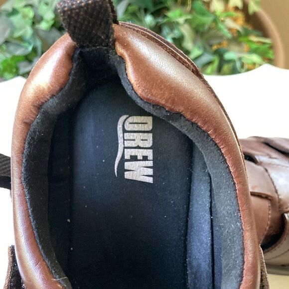 Drew Dublin Leather Fisherman Style Mens Sandals Size 11 - Picture 10 of 14